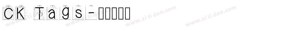 CK Tags字体转换